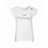 Tee-shirt I'M FIRST LADY White