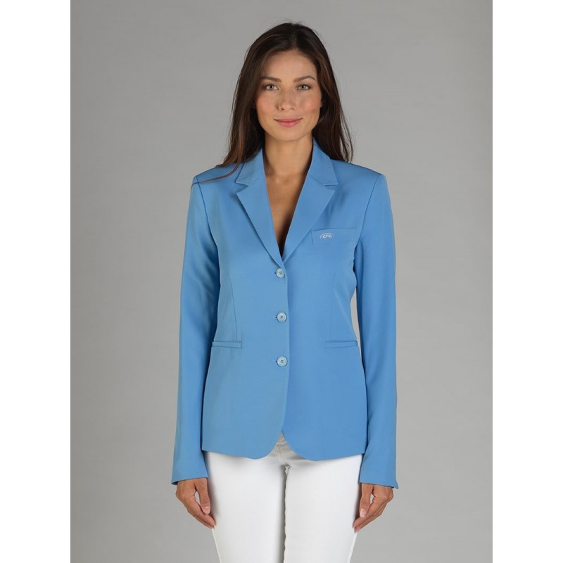Naska Lady - Veste de concours équestre - Modèle femme - couleur Bleu ciel