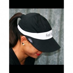 Casquette Visiere GPA Fisrt Lady Noire et blanc